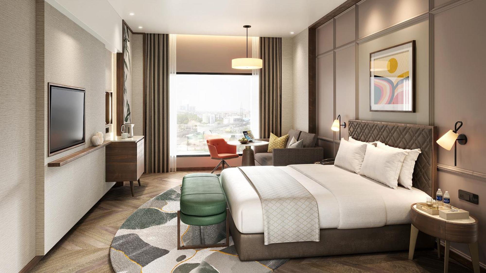 Holiday Inn New Delhi Mayur Vihar Noida By Ihg Nova Deli Exterior foto Deluxe Room
